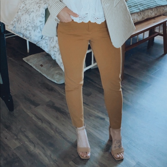 Mustard Pixie Pants - Picture 1 of 4